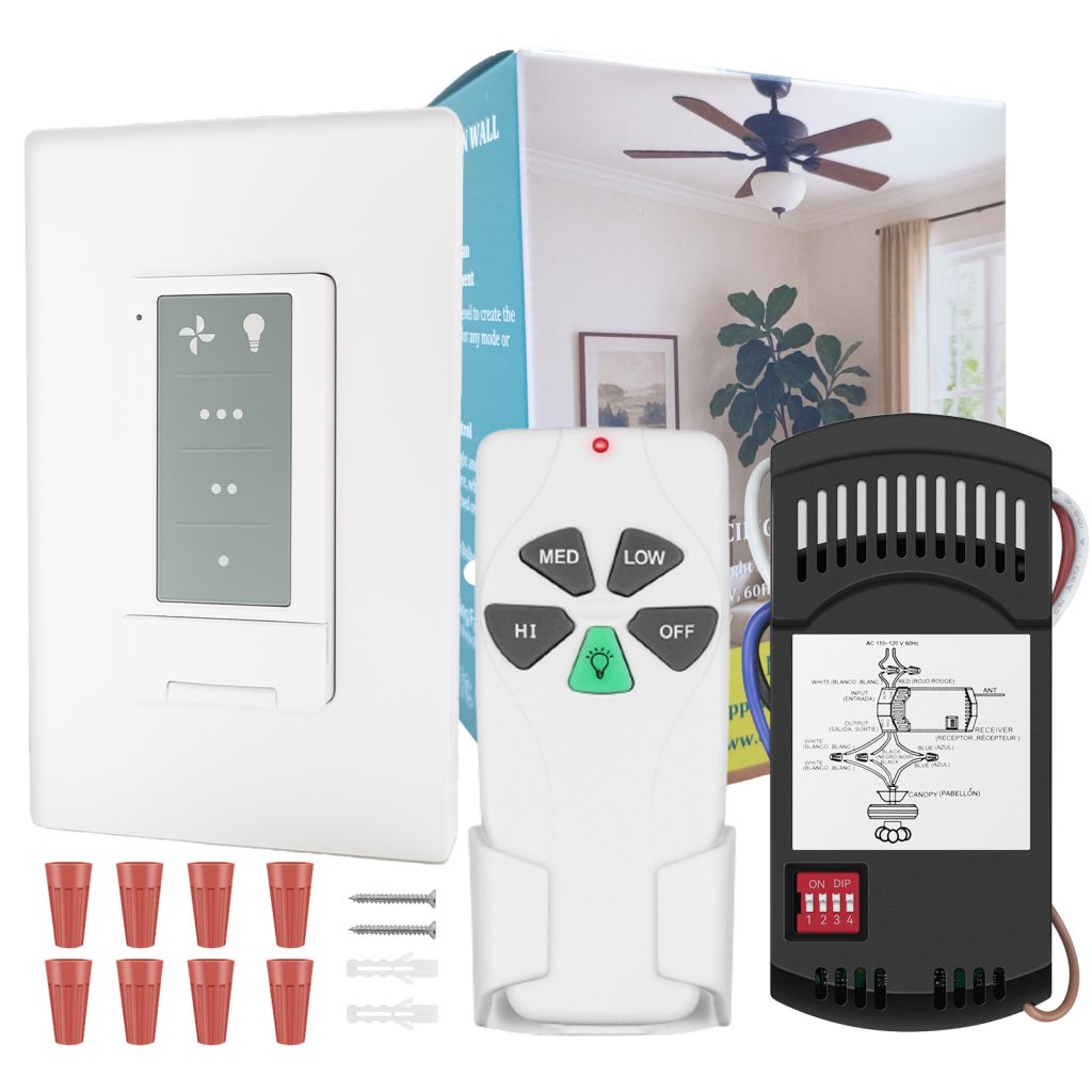 Ceiling Fan Remote Control Kit, Adjustable 3 Sp...