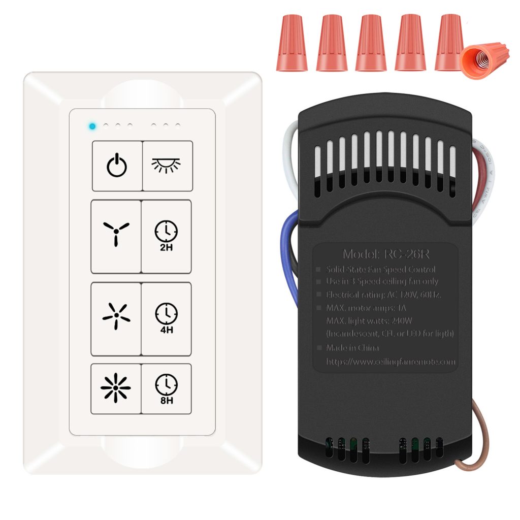 Ceiling Fan Remote Control Kit & Dimmer Swi...