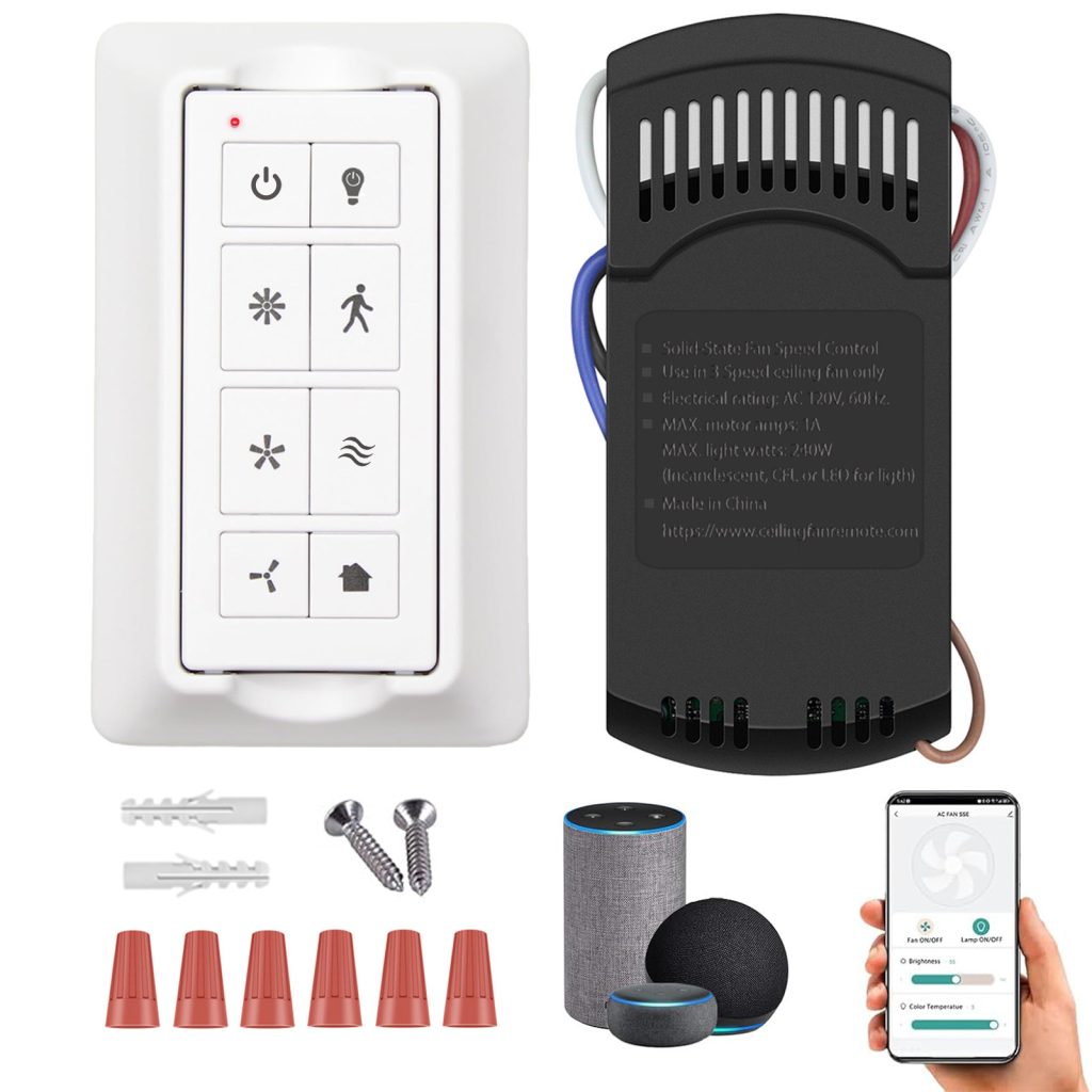 Smart Universal Ceiling Fan Remote Control Kit ...