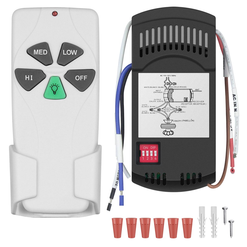 Universal Ceiling Fan Remote Control and Receiv...