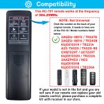 TR227B Ceiling Fan Remote Control Replacement for Hampton Bay (Remote Only)