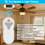 Ceiling Fan Remote Control Kit for Harbor Breeze KUJCE10311/ KUJCE10712