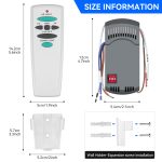 UC7078T Universal Ceiling Fan Remote Control Kit, Up and Down Light Dimmer