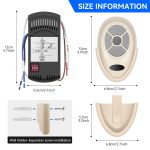 FAN35T Universal Ceiling Fan Remote Control Kit Replacement for Hunter Allen+Roth Kichler