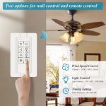 3-Speed Smart WiFi Universal Ceiling Fan Remote Control Kit,White