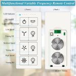 Ceiling Fan Remote Control Kit with Dimmer Switch