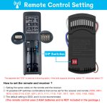 UC7229T Universal 3-Speed Ceiling Fan Remote Control Kit for Hampton Bay