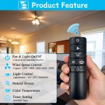 TR227B Ceiling Fan Remote Control Replacement for Hampton Bay (Remote Only)