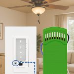 Universal 3 Speeds Ceiling Fan Wall Remote Control Kits with 80R Receiver
