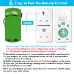 Ceiling Fan Wall Control Kit Replacement for 4-Speed Hunter & Casablanca