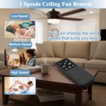Replacement Remote for Westinghouse Ceiling Fan Remote 7787900 7788200