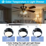 TR227B Ceiling Fan Remote Control Replacement for Hampton Bay (Remote Only)