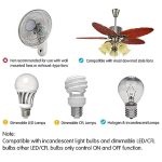 FAN-53T Ceiling Fan Remote Control Replacement for Harbor Breeze
