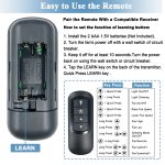 99198 for Hunter & Casablanca & Ceiling Fan Remote Control -Remote only