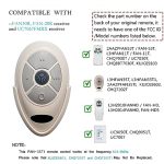 FAN35T Ceiling Fan Remote Control Replacement for Harbor Breeze Allen+Roth, Kichler