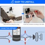 FAN35T Universal Ceiling Fan Remote Control Kit Replacement for Hunter Allen+Roth Kichler