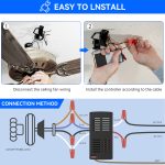 Universal Ceiling Fan Remote Control and Receiver Kit Compatible with Hunter 99122 99123 99600