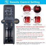 TR227B Ceiling Fan Remote Control Replacement for Hampton Bay (Remote Only)