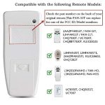 FAN-53T Ceiling Fan Remote Control Replacement for Harbor Breeze