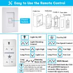 Ceiling Fan Wall Control Kit Replacement for 4-Speed Hunter & Casablanca