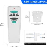 UC7078T Ceiling Fan Remote Control  for Hampton Bay, with Up and Down Light