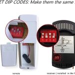Universal Ceiling Fan Remote Control Kit with dimmer,Black