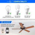 FAN35T Universal Ceiling Fan Remote Control Kit Replacement for Hunter Allen+Roth Kichler