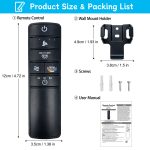 TR227B Ceiling Fan Remote Control Replacement for Hampton Bay (Remote Only)