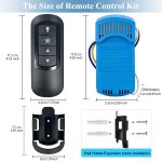 Universal Ceiling Fan Remote Control Kit for Hunter Casablanca 99198