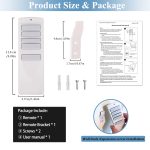 Replacement Remote for Harbor Breeze Ceiling Fan Remote Control- 315&304MHz