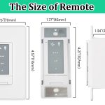 3 Speed Ceiling Fan Remote Control & Dimmer Switch