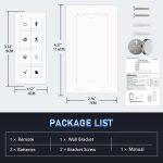 3 Speeds Wall Remote Compatible with Harbor Breeze, Prominence TR326A, 2AQZU-18052, 2AQZU-18007