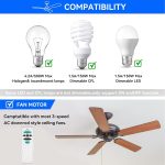 UC7078T Ceiling Fan Remote Control  for Hampton Bay, with Up and Down Light