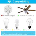 Universal 3 Speeds Ceiling Fan Wall Remote Control Kits with 80R Receiver