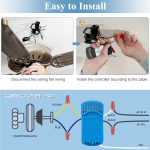 Universal Ceiling Fan Remote Control Kit for Hunter Casablanca 99198