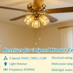 Universal Ceiling Fan Remote Control Receiver for Hunter Ceiling Fan , 434MHz (Receiver only)