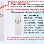 Replacement Remote for Harbor Breeze Ceiling Fan Remote Control- 315&304MHz