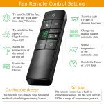 HD3 Universal Ceiling Fan Thermostatic Remote Control Kit