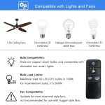 A25-TX028C Universal 3-Speed Ceiling Fan Remote Control Kit