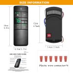HD3 Universal Ceiling Fan Thermostatic Remote Control Kit