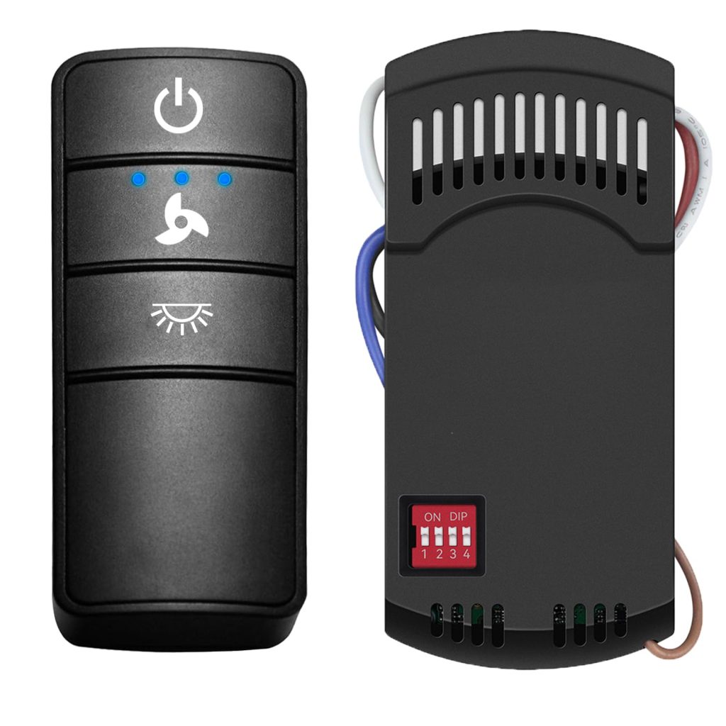 TR220A Universal 3-Speed Ceiling Fan Remote Con...