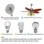 UC7078T Ceiling Fan Remote Control Replacement of Hampton Bay