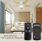 A25-TX028C Universal 3-Speed Ceiling Fan Remote Control Kit