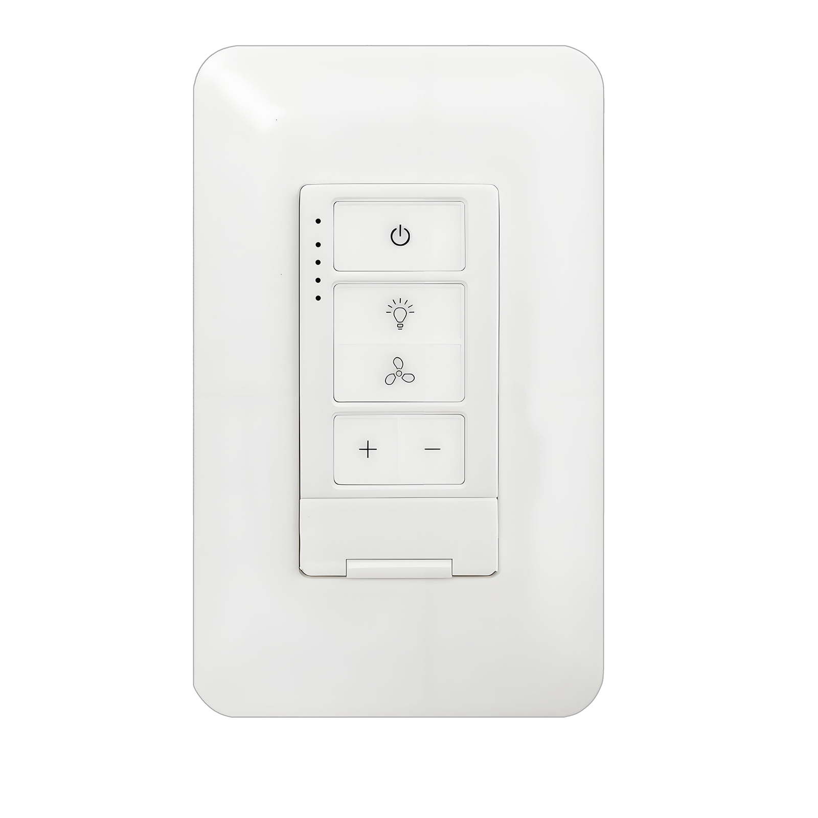 Dimmer Switch with 4-Speed Fan Control, 2-in-1 Light and Fan Combo Wall Control