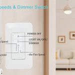 Dimmer Switch with 4-Speed Fan Control, 2-in-1 Light and Fan Combo Wall Control