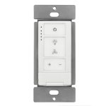 Dimmer Switch with 4-Speed Fan Control, 2-in-1 Light and Fan Combo Wall Control