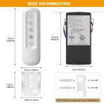 Ceiling Fan Remote Control Kit Compatible with Hunter 99392 99770