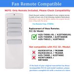 Replacement Remote for Harbor Breeze Ceiling Fan Remote Control TX001-R1