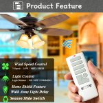 Replacement Harbor Breeze A25-TX015 Ceiling Fan Remote Control