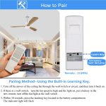 Replacement Remote for Harbor Breeze Ceiling Fan Remote Control TX001-R1
